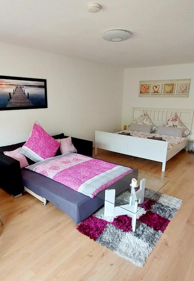 Ferienwohnung Am Waldsee Mit Schwimmbad غرنباخ المظهر الخارجي الصورة